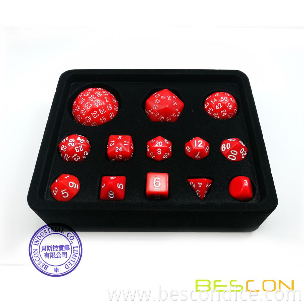 Complete Dice Set 13pcs D3 D100 2